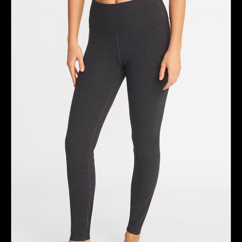 Dark Gray High-Waisted Balance Yoga Leggings